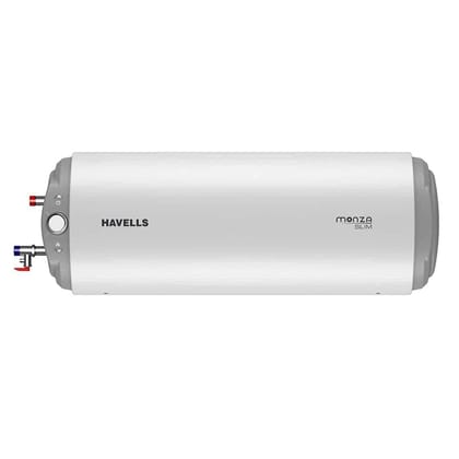 Havells Monza Slim 10 Ltr Horizontal Left Side HL Storage Water Heater-White