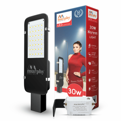 30W LED Galaxy Street Light  - Dusk To Dawn-Cool White / Pack of 1