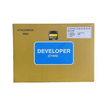 Developer Toner Powder Cyan For Xerox DocuColor DC 240, 242, 250, 252, 260, 550, 552, 560, 570, 700, 700i Color Copier Machine