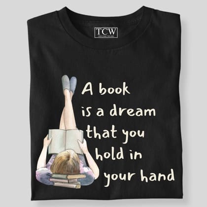 A BOOK IS A DREAM-Black / S