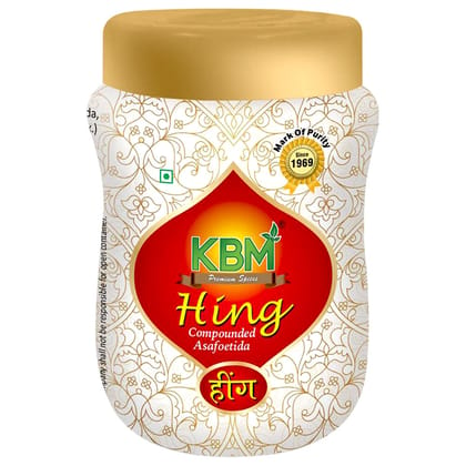 KBM Premium Spices Hing, 100 gm Dibbi