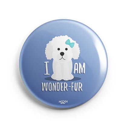 Magnetic Badge I Am Wonder-Fur