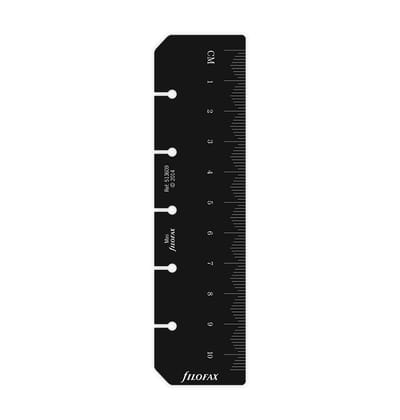 Ruler Page Marker Black Mini