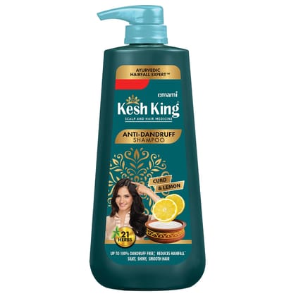 Emami Kesh King Scalp and Hair Medicine Ayurvedic Hairfall Expert Anti-Dandruff Shampoo 1000ml-Emami Kesh King Scalp and Hair Medicine Ayurvedic Hairfall Expert Anti-Dandruff Shampoo 1000ml - Def