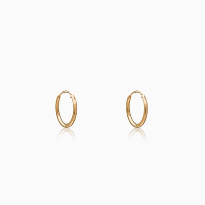 Golden Mini Hoop Earrings