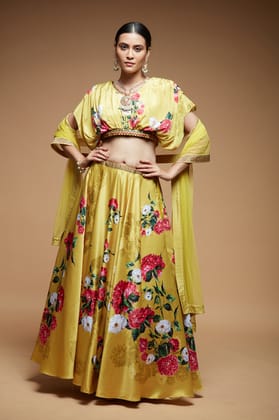 Mustard Color Lehenga-XS
