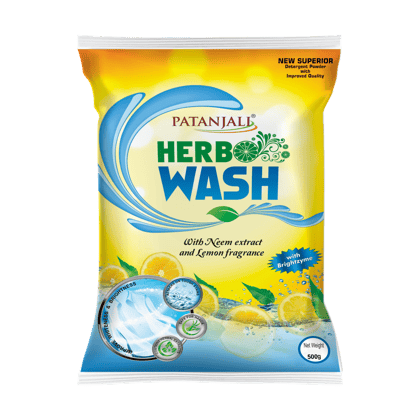 HERBO WASH DETERGENT POWDER 500 G