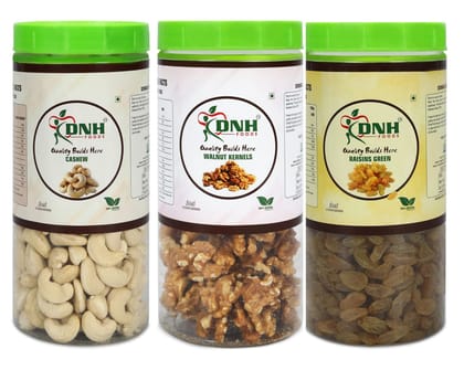 DRY FRUITS COMBO 750 GRAM  PACK  250G X 3 PC