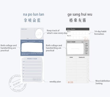 One Page a Day Memo Pads-ge sang hui wu