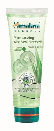 Himalaya Herbals Moisturizing Aloe Vera Face Wash, 100 ml