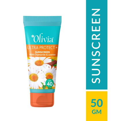 Ultra Protect + Sunscreen with Chamomile and Licorice SPF40-50g