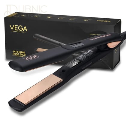 VEGA Professional Pro Nano Rose Gold Hair Straightener