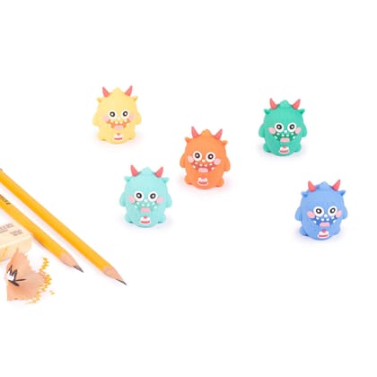 Adorable Monster Pencil Sharpener-Orange