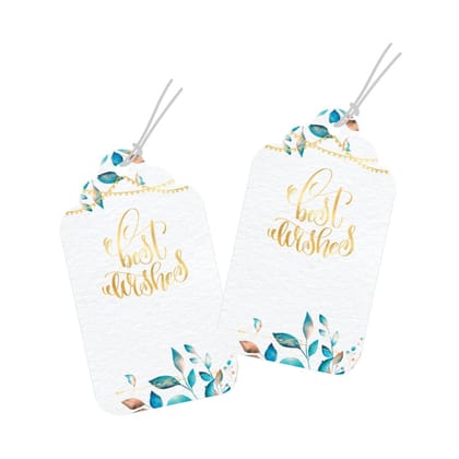 Luxe Personalized Gift Tags -Blue Splendour-25 gift tags