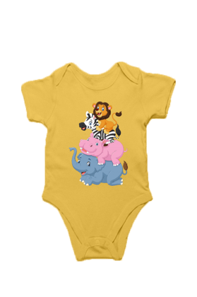 Safari Stack – Adorable Jungle Friends!-Yellow / 0-5Months