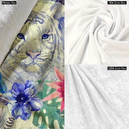 ArtzFolio Tiger Head D3 Pillow Cover Case-Pillow Cover; Luxurious Velvet / 27x18inch (68.6x45.7cms); SET OF 2; Without Filler