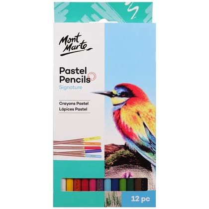 Mont Marte Pastel Pencil Sets (Choose Size)-SET OF 12