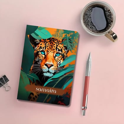 Personalised Notebook - A5 size - Roar of Focus Design-Soft Cover