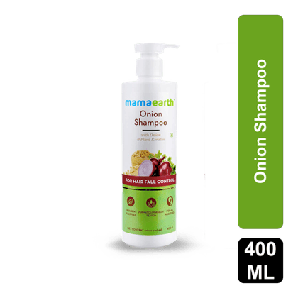 Mamaearth Onion Shampoo, 400 ml Bottle
