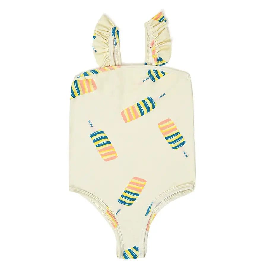 Girls One-Piece Swimsuit-6-9 M / Yellow
