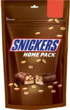 Snickers Peanut Filled Chocolate, 22 gm, Pack of 4