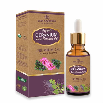 Geranium Pure Essential Oil (Pelargonium Graveolens) | 20ml