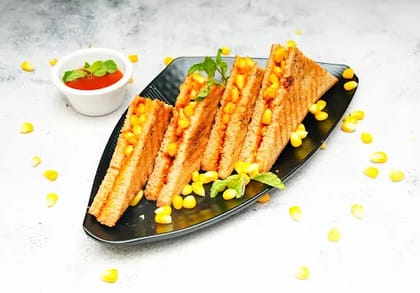 Corn Masala Sandwich