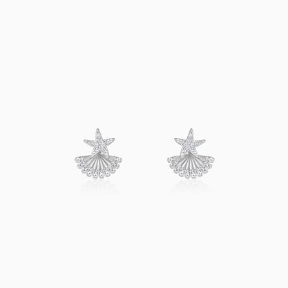 Silver Twinkling Star Earrings