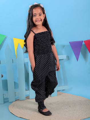 Smoked Jumpsuit for Girls-5-56Y