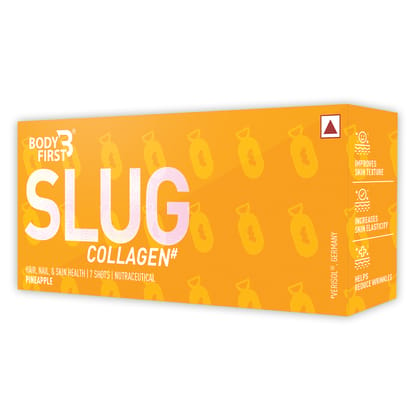 Bodyfirst Collagen Slug, Pineapple - Pack Of 7