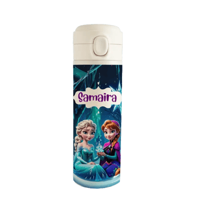 Personalised Stainless Steel Water Bottle - Elsa's Ice Sipper