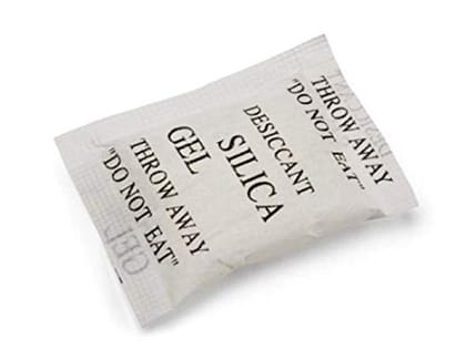 EHOP Silica Gel Packets Desiccant Dehumidifiers Rechargeable Paper (5 g), Pack of 80