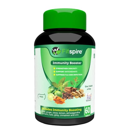 Fitspire Fit Immunity Booster for Immune System, 60 Capsules