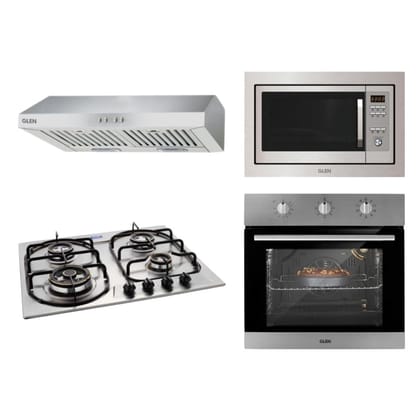 Glen Chimney + Hob + Oven + Microwave Combo GLCHOM-03