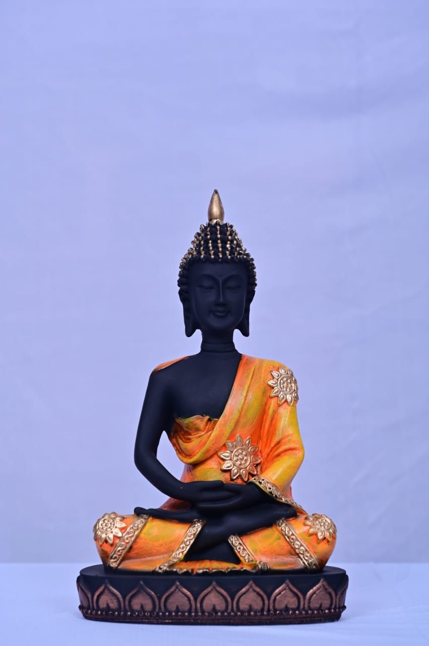 Buddha (Orange & Black)