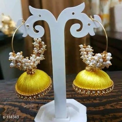 Grand Baali Jhumka with Dangling Loreals