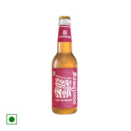 Coolberg Non Alcoholic Beer - Cranberry\, 330 ml Bottle