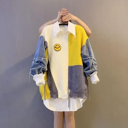 Seoul sweaters-S / Cream Yellow