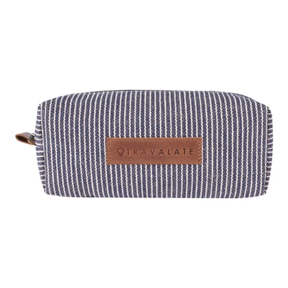 Handcrafted Travel Dopp Kit | Navy Blue