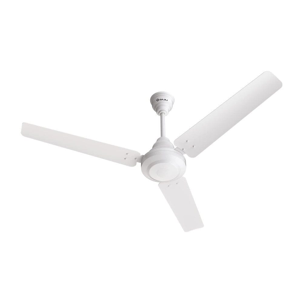 Bajaj Energos 26 BLDC Ceiling Fan – 1200mm, 5-Star Rated, with Remote (Glossy White, Pack of 1)