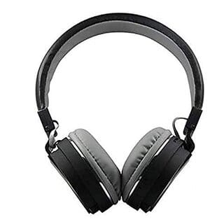 Wox SH-12 Wireless Bluetooth Over the Ear Headphone with Mic (Black)