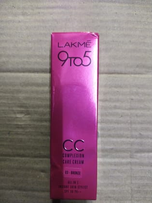 Lakme 9to5 Cc Complexion Care cream Instant sein stylist 