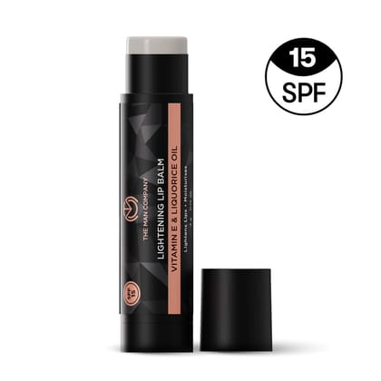 Lightening Lip Balm SPF15  Vitamin E  Liquorice Oil-Lightening Lip Balm SPF15 | Vitamin E & Liquorice Oil - Pack of 1