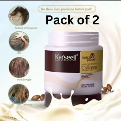 🔥LAST DAY 55% OFF🔥Karseell Maca Power Collagen Hair Mask (BUY 1 GET 1 FREE)| ⭐⭐⭐⭐⭐ (4.9/5)