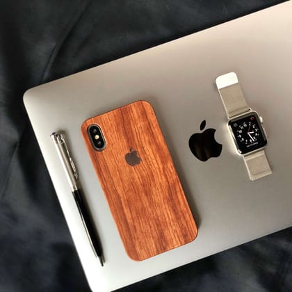 Real Natural Walnut Wood Premium Case-iPhone XS Max