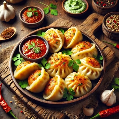 Chicken Cheese Momos