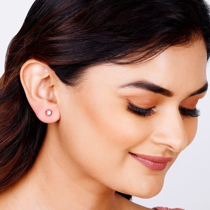 Rose Gold You're One Of A Kind Earrings