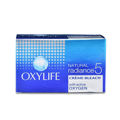 OxyLife Tural Radiance 5 Creme Bleach With Active Oxygen, 27 gm Pouch