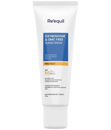 Re'equil SPF 50 Sunscreen Gel For Oily Skin ( Pack of 1 )