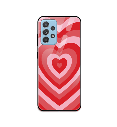 Red Hearts - Glass Case For Samsung Models-Samsung Galaxy M31